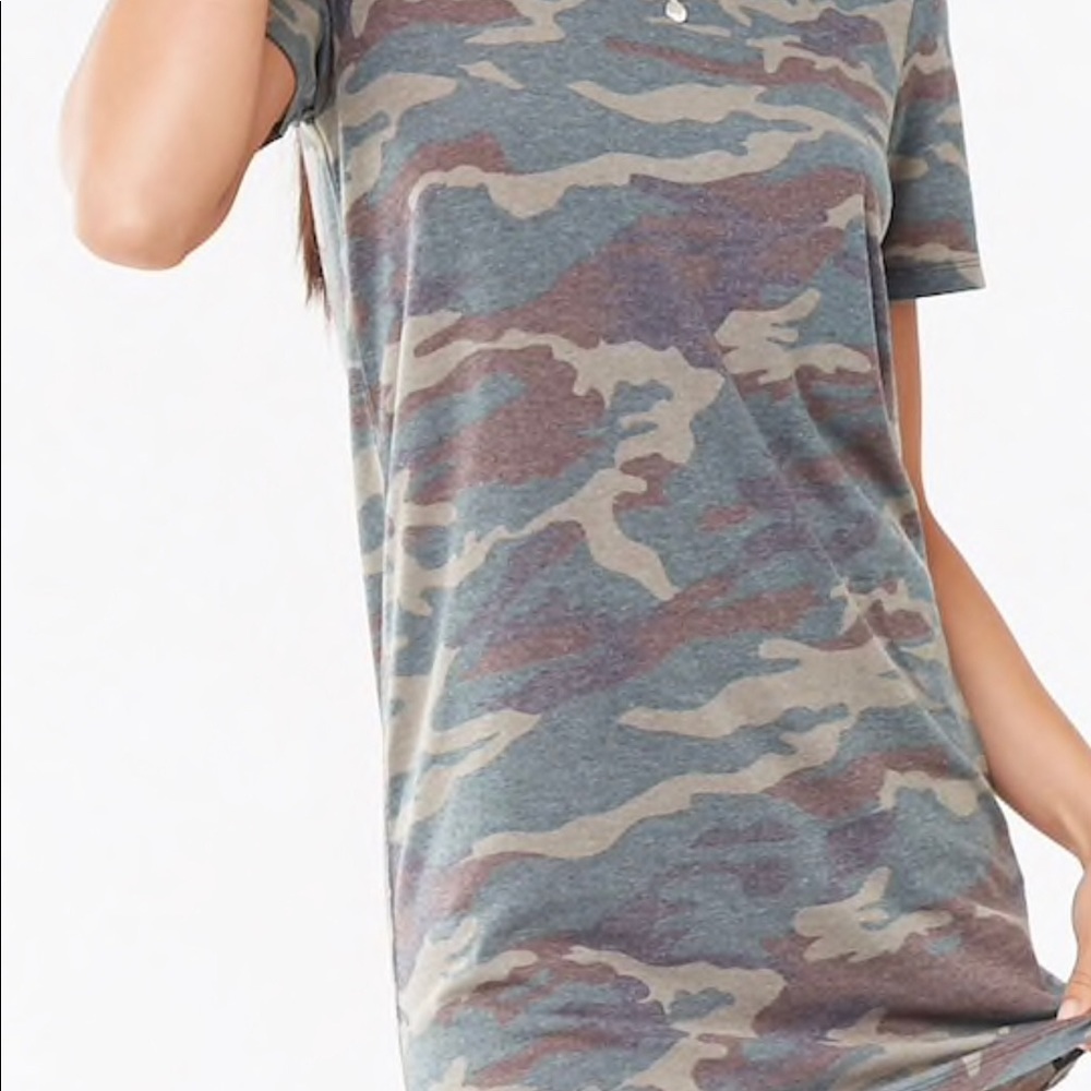 Forever21 camouflage dress
